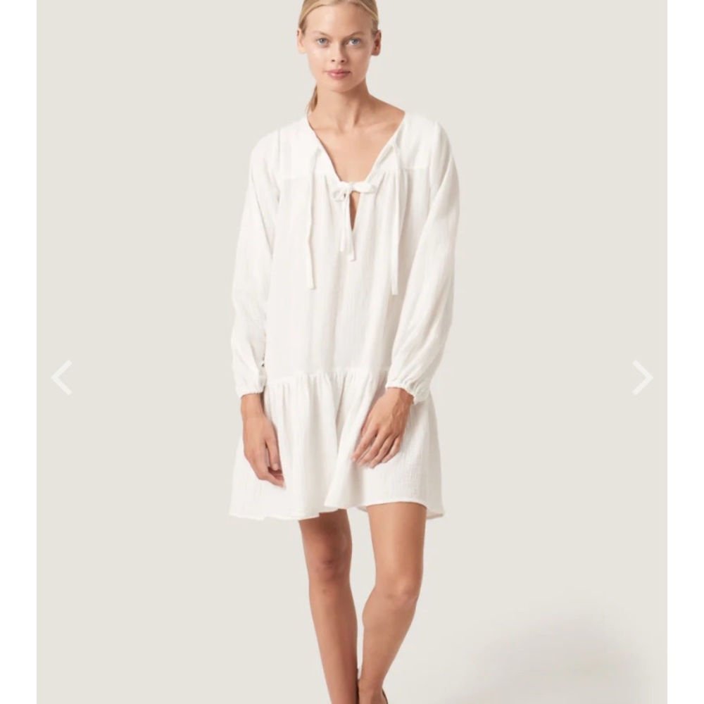 Honour Apparel White Remember Me Mini dress